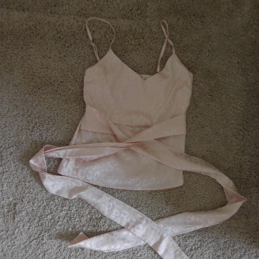 Peach Puff brand from Forever 21 Pink Size S Leopard Top